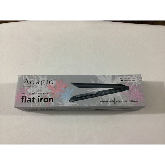 Adagio Ceramic Flat Iron Not so Mini new boxed - Picture 2 of 4